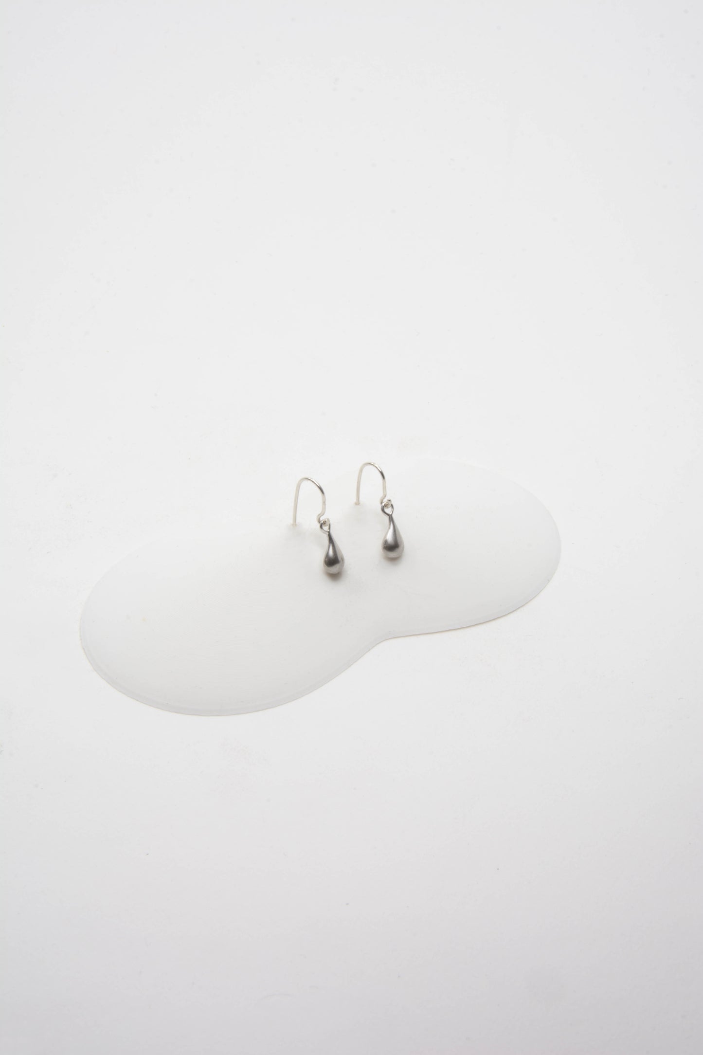 Solid sterling silver 925 drop charm earrings handmade in Asheville, NC.
