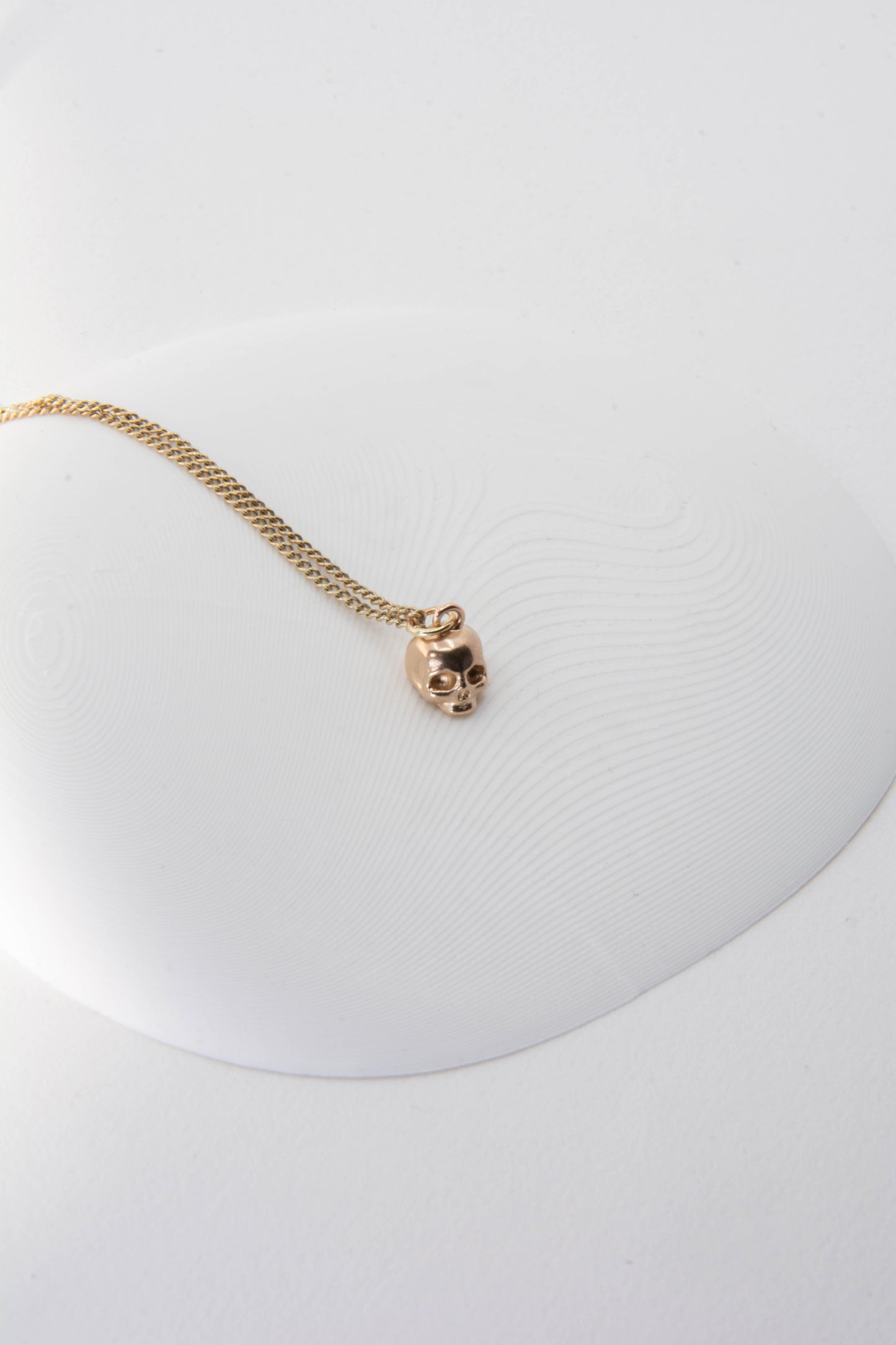 Skull Charm 14 K Gold