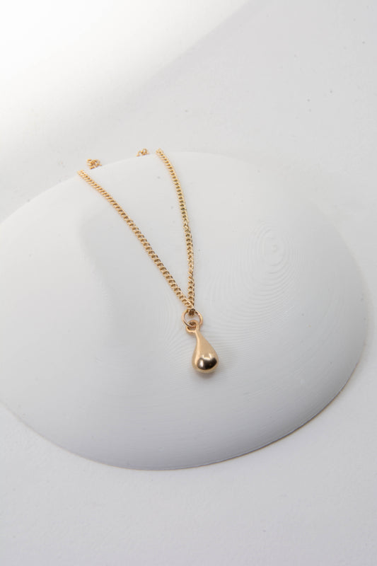 Drop Charm 14K Gold