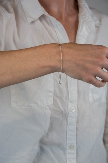 Drop Charm 925 Sterling Silver