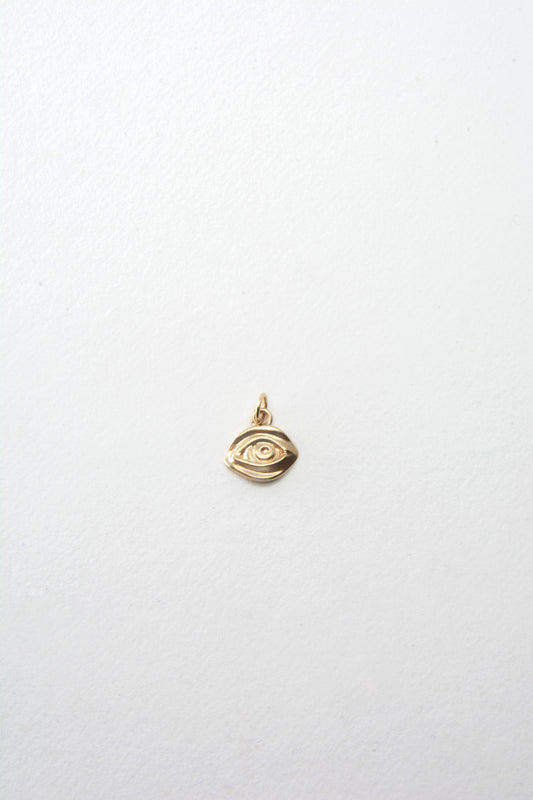 Eye Charm 14K Gold