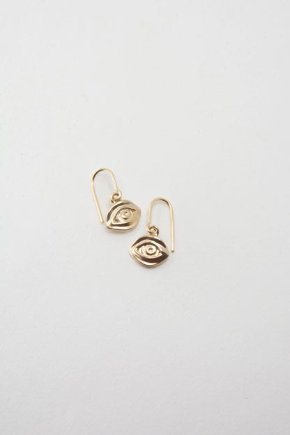 Eye Earring 14K Gold