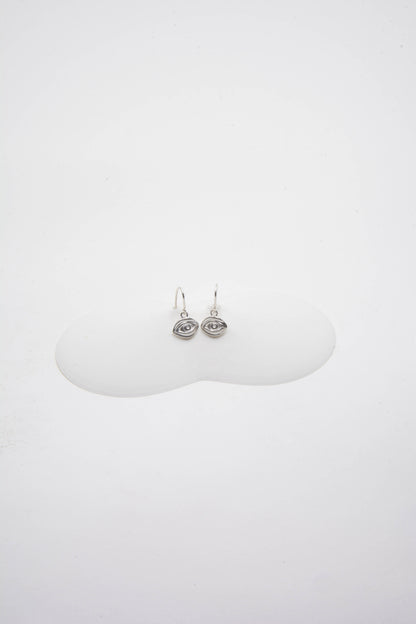 Eye Earring 925 Sterling Silver
