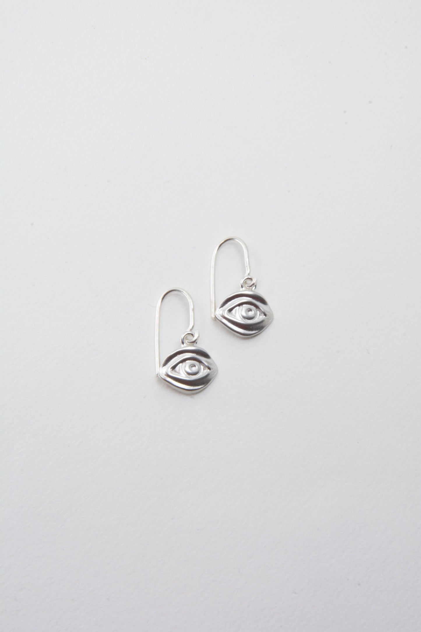 Eye Earring 925 Sterling Silver