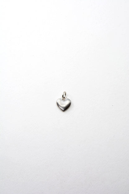 Heart Charm 925 Sterling Silver