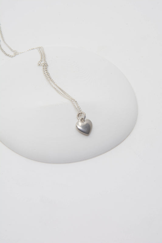 Heart Charm 925 Sterling Silver