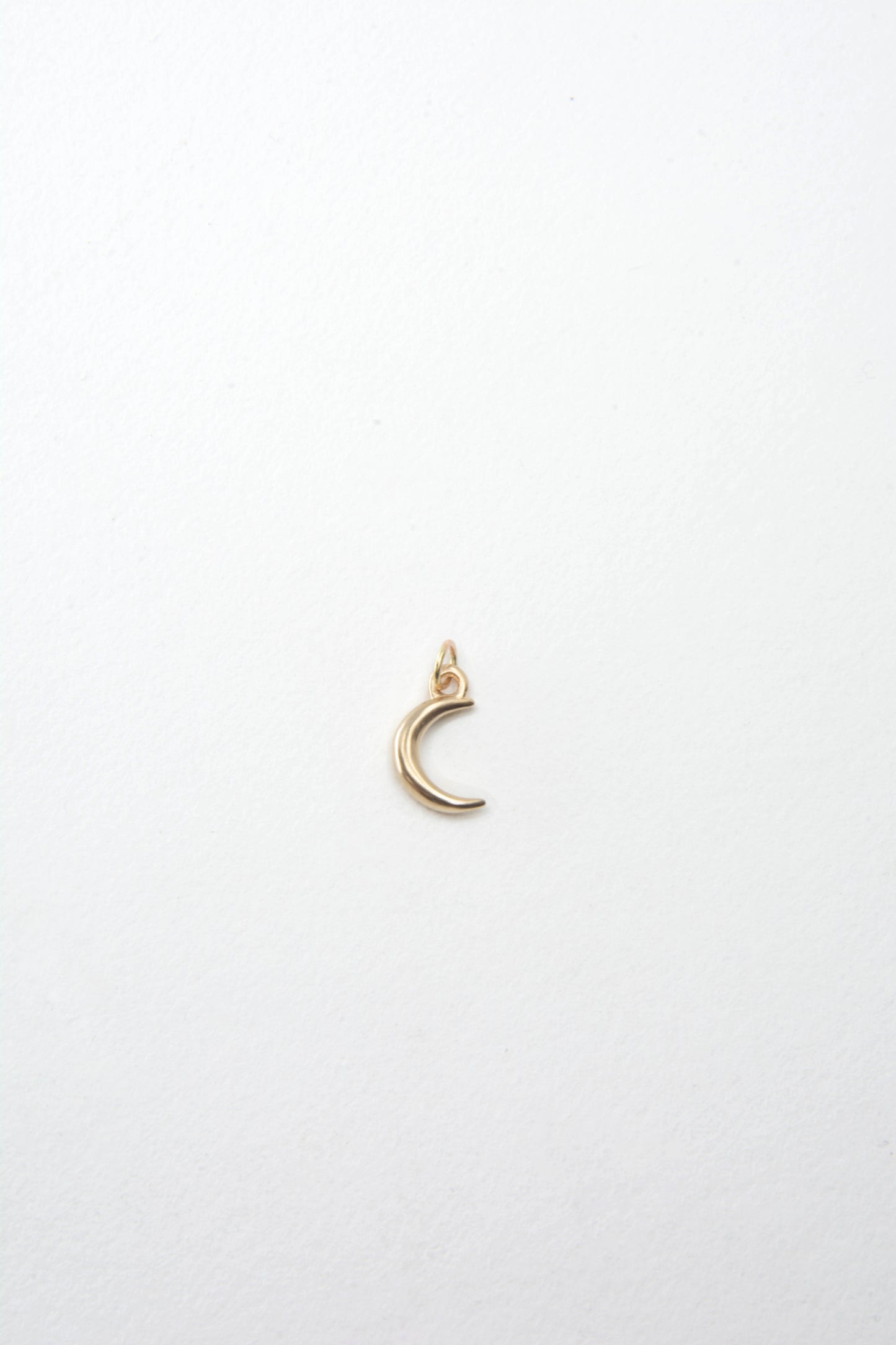 Moon Charm 14K Gold