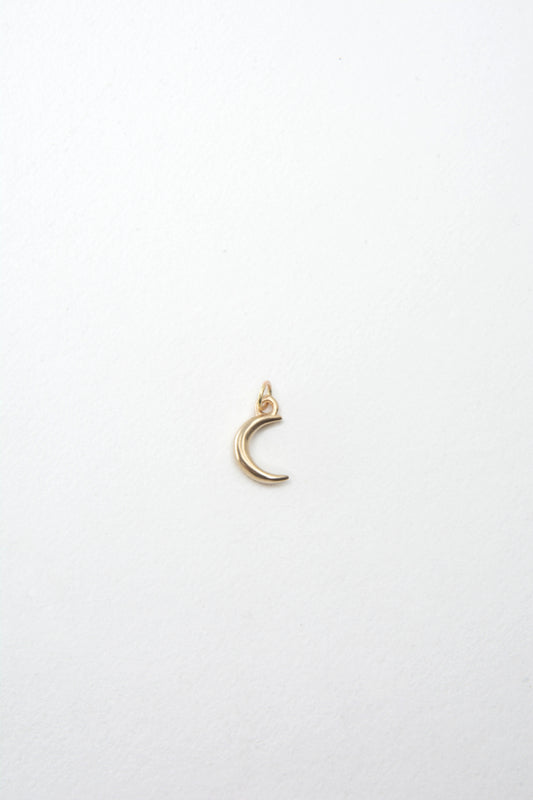 Moon Charm 14K Gold