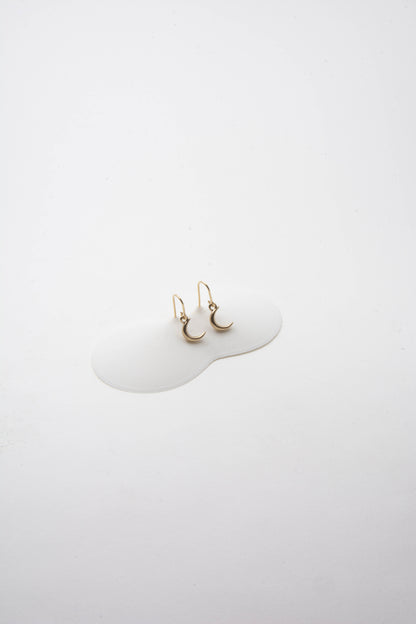 Moon Earring 14K Gold