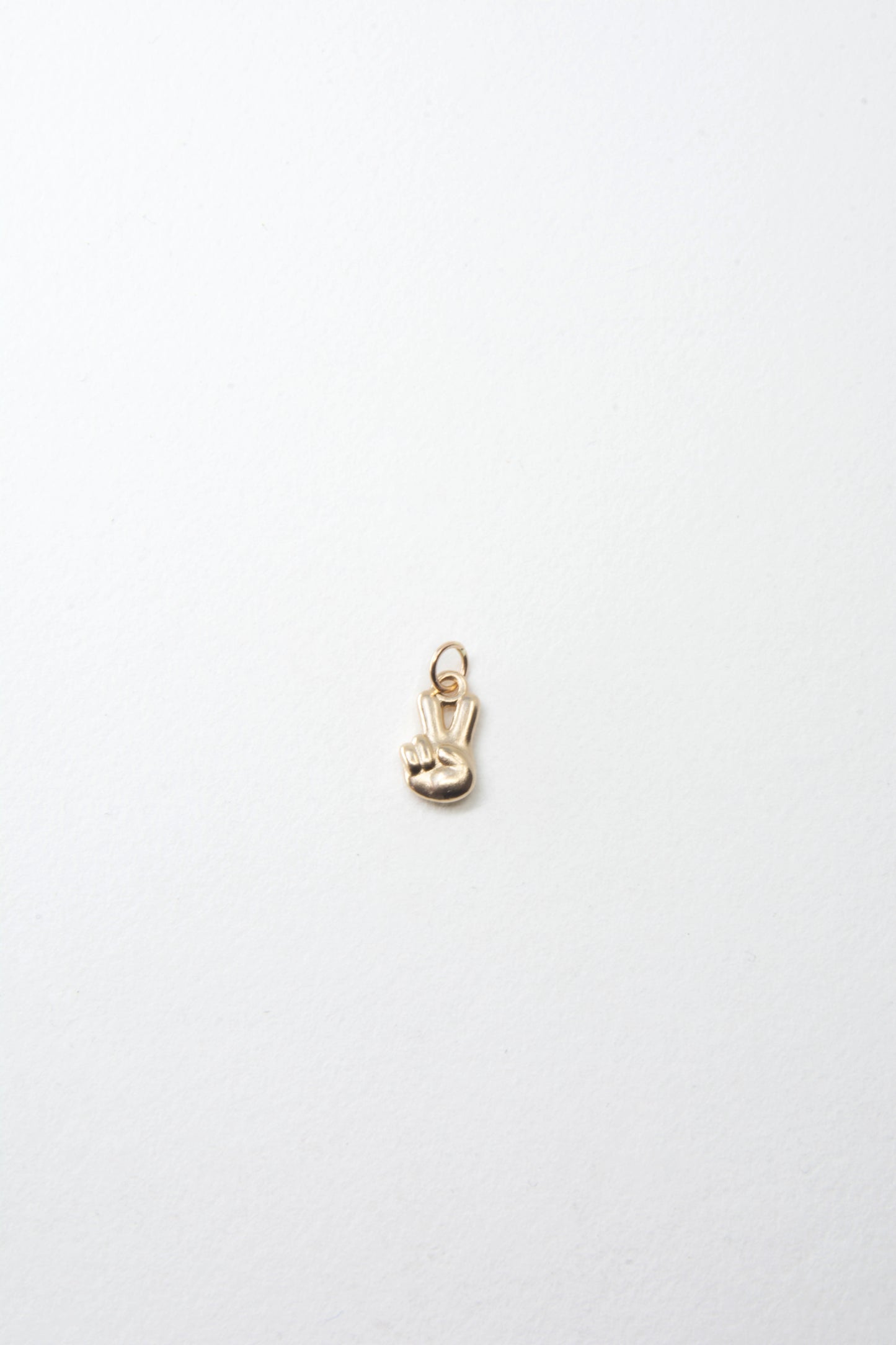 Peace Charm 14K Gold