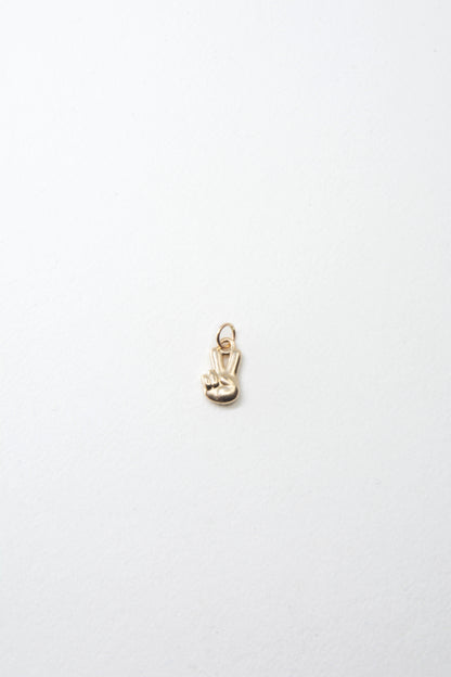 Peace Charm 14K Gold