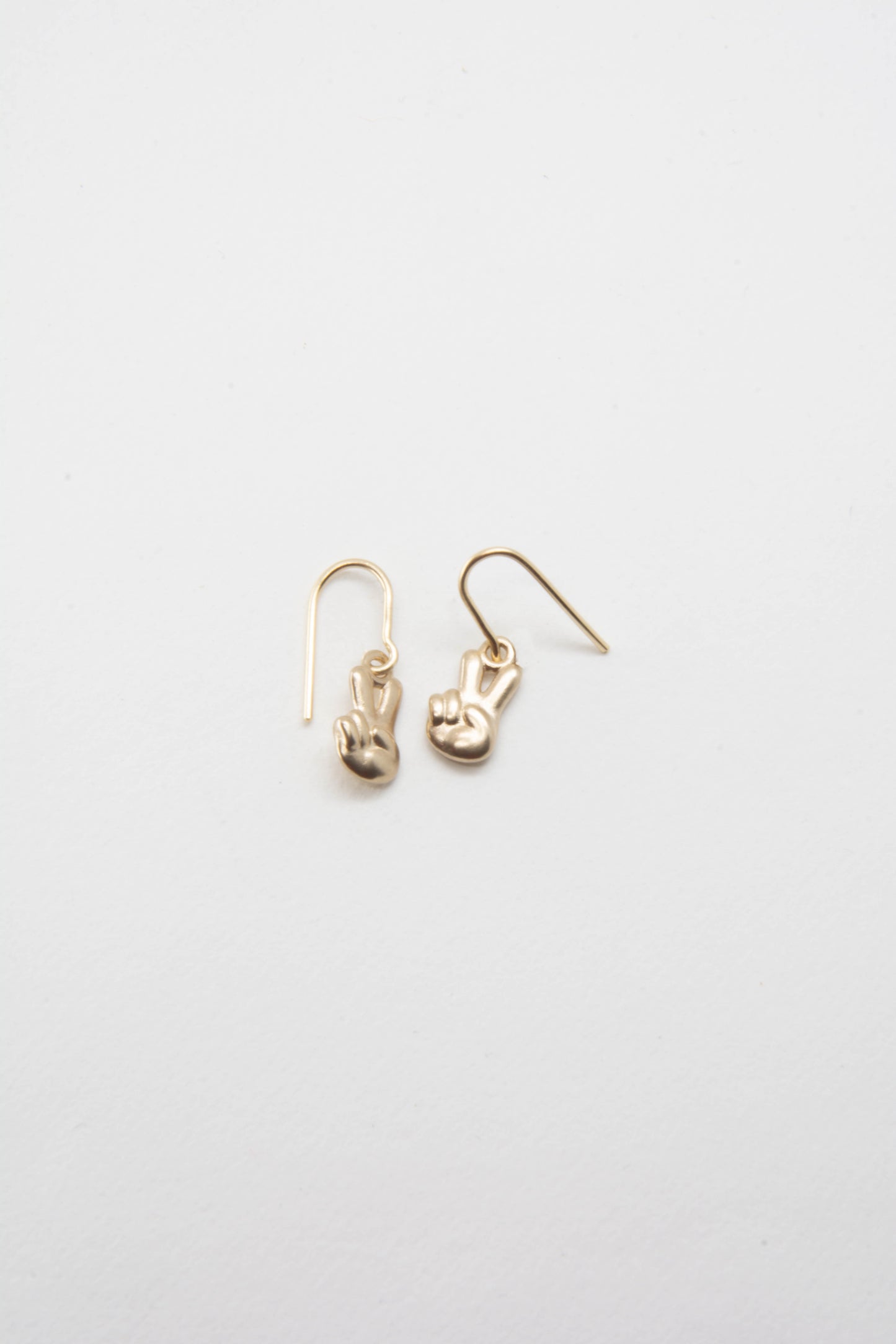 Peace Earring 14K Gold