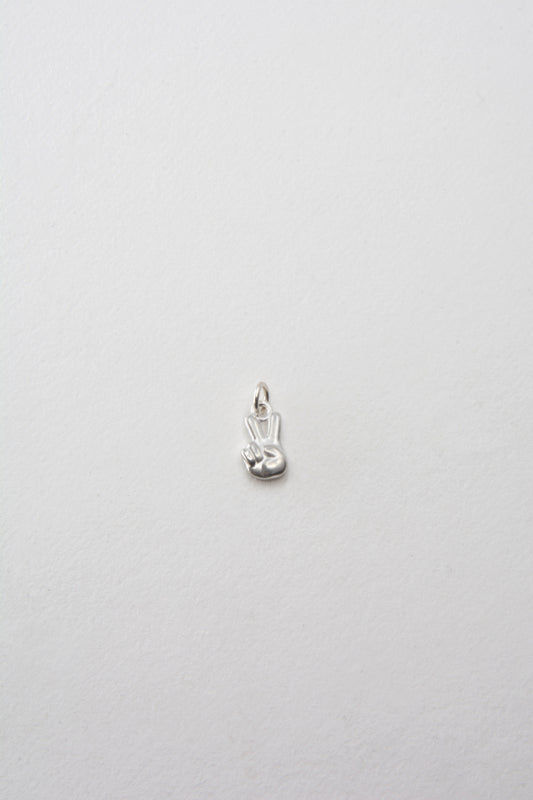 Peace Charm 925 Sterling Silver