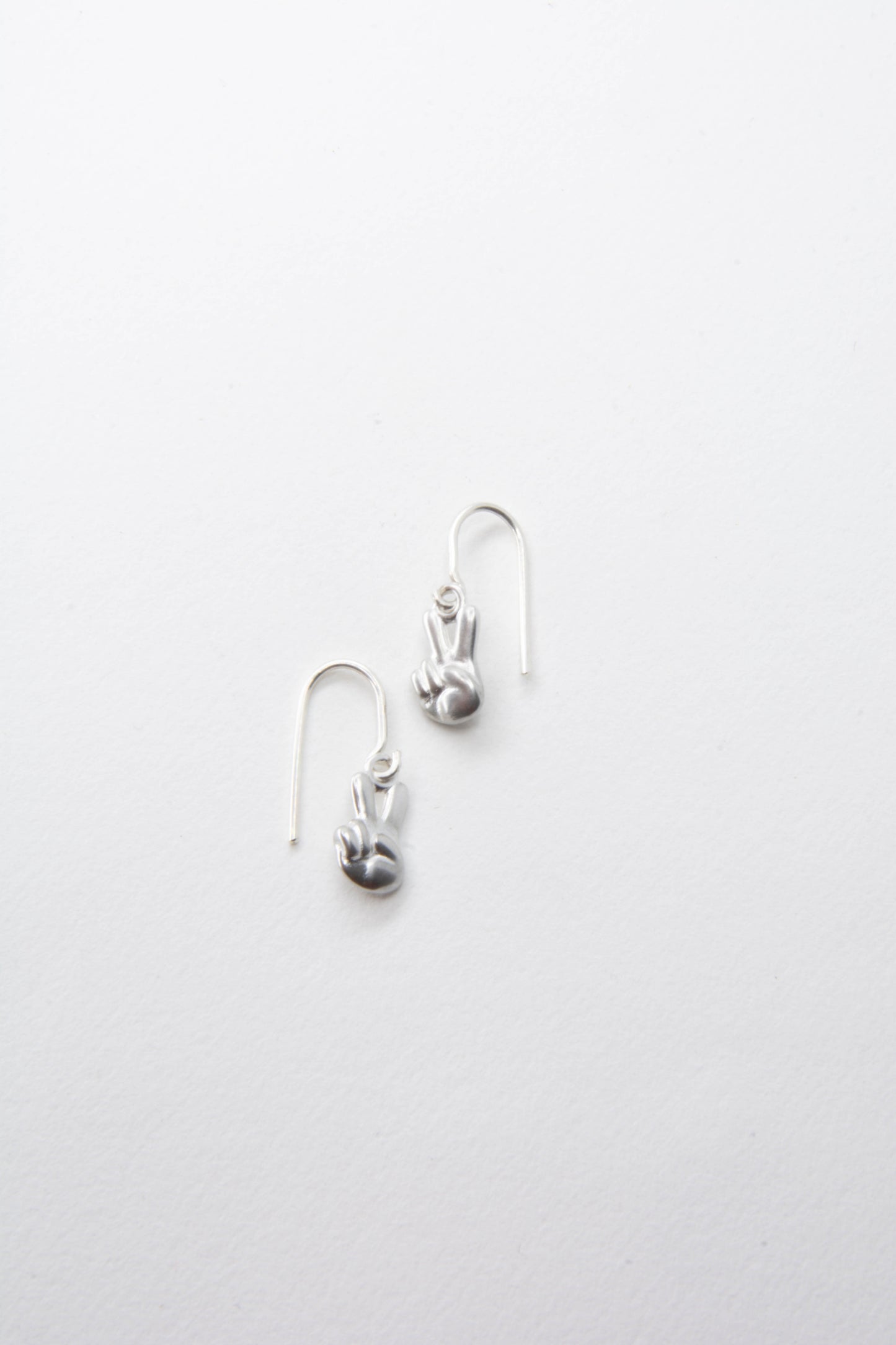 Peace Earring 925 Sterling Silver