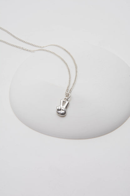 Peace Charm 925 Sterling Silver