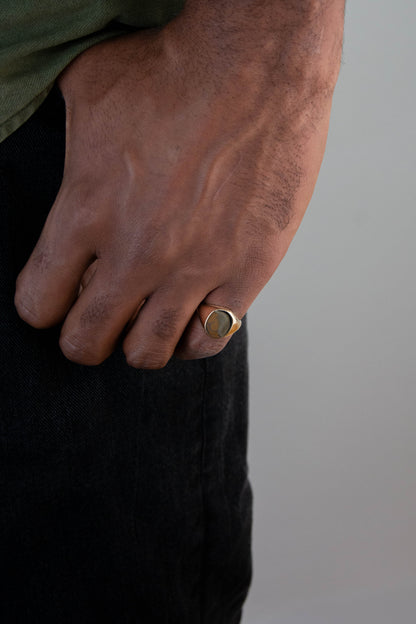 Signet Ring 14K Gold - Large