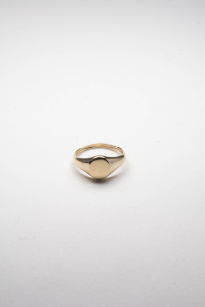 Signet Ring 14K Gold - Small