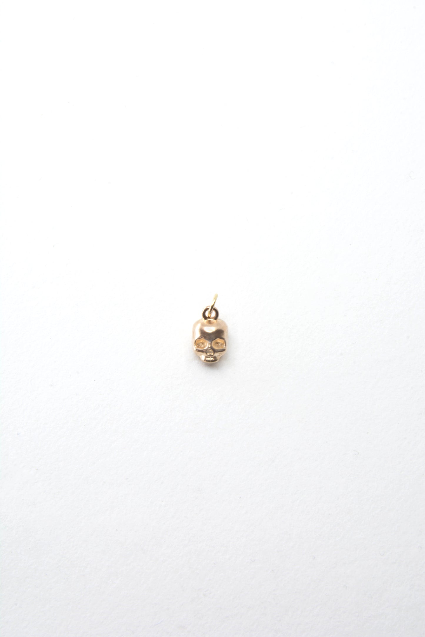 Skull Charm 14 K Gold