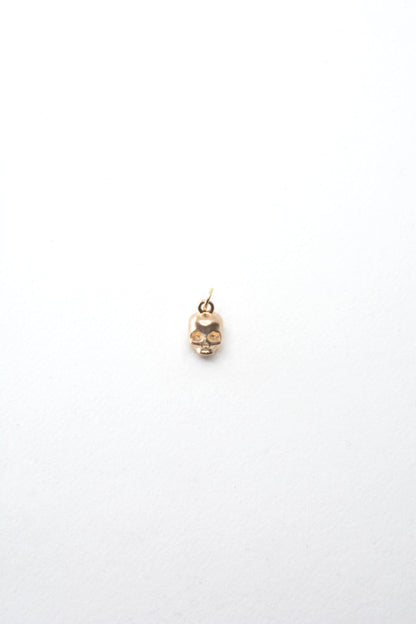 Skull Charm 14 K Gold