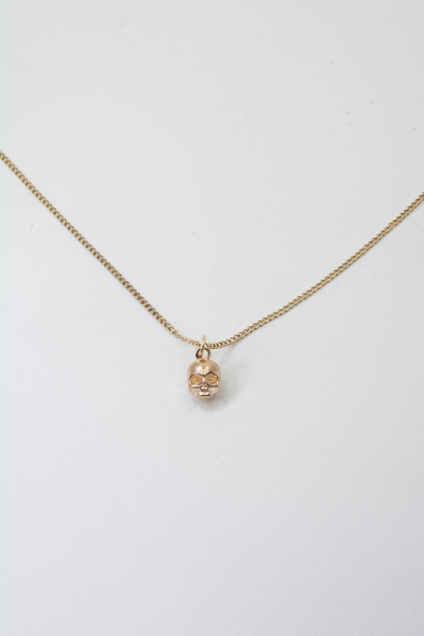 Skull Charm 14 K Gold