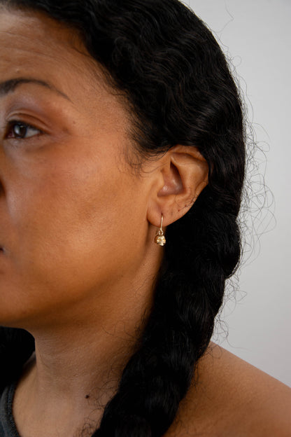 Skull Earring 14K Gold