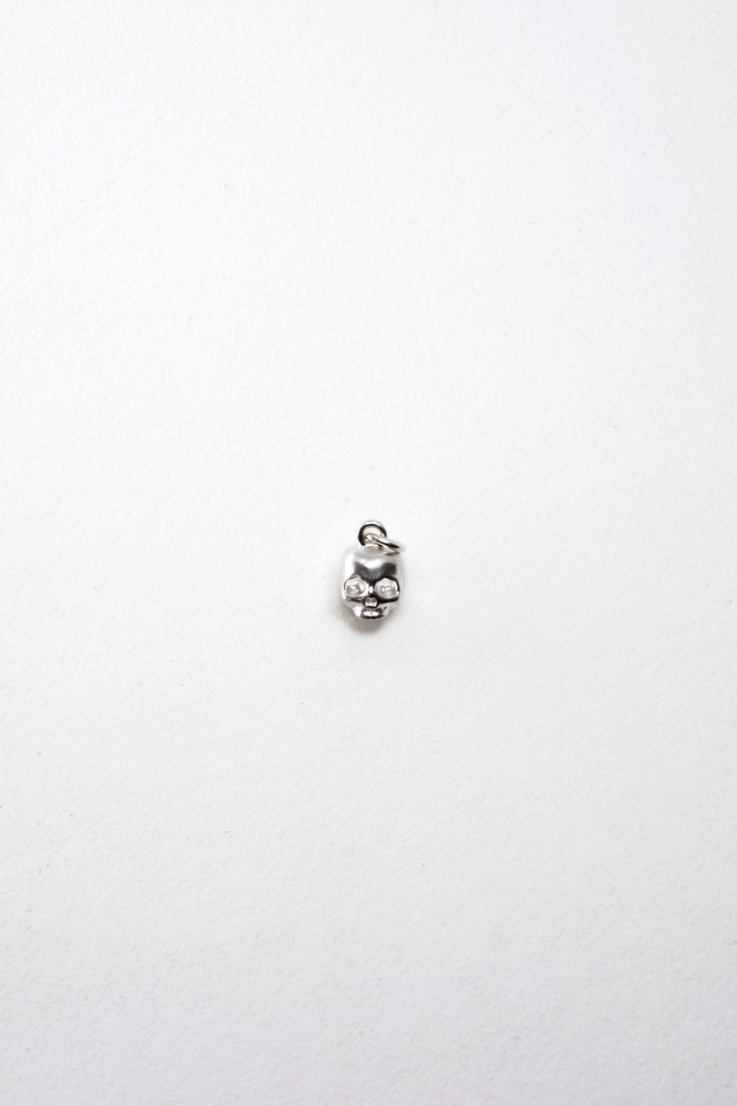 Skull Charm 925 Sterling Silver