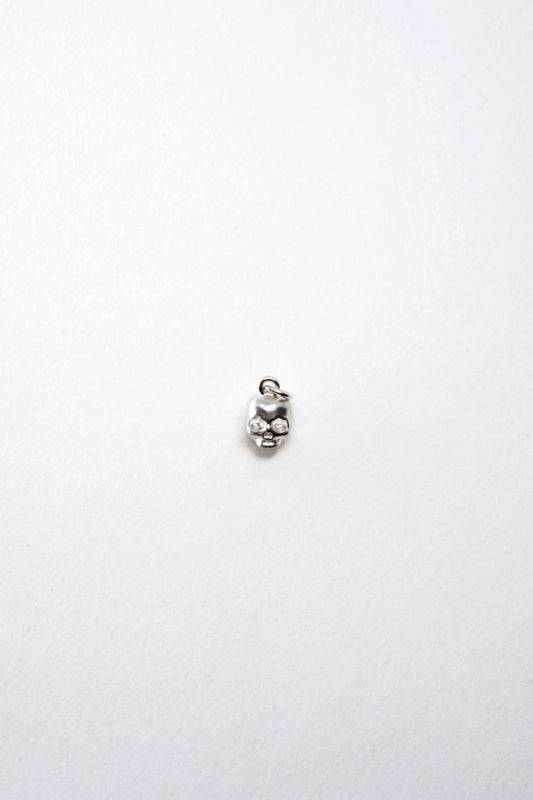 Skull Charm 925 Sterling Silver