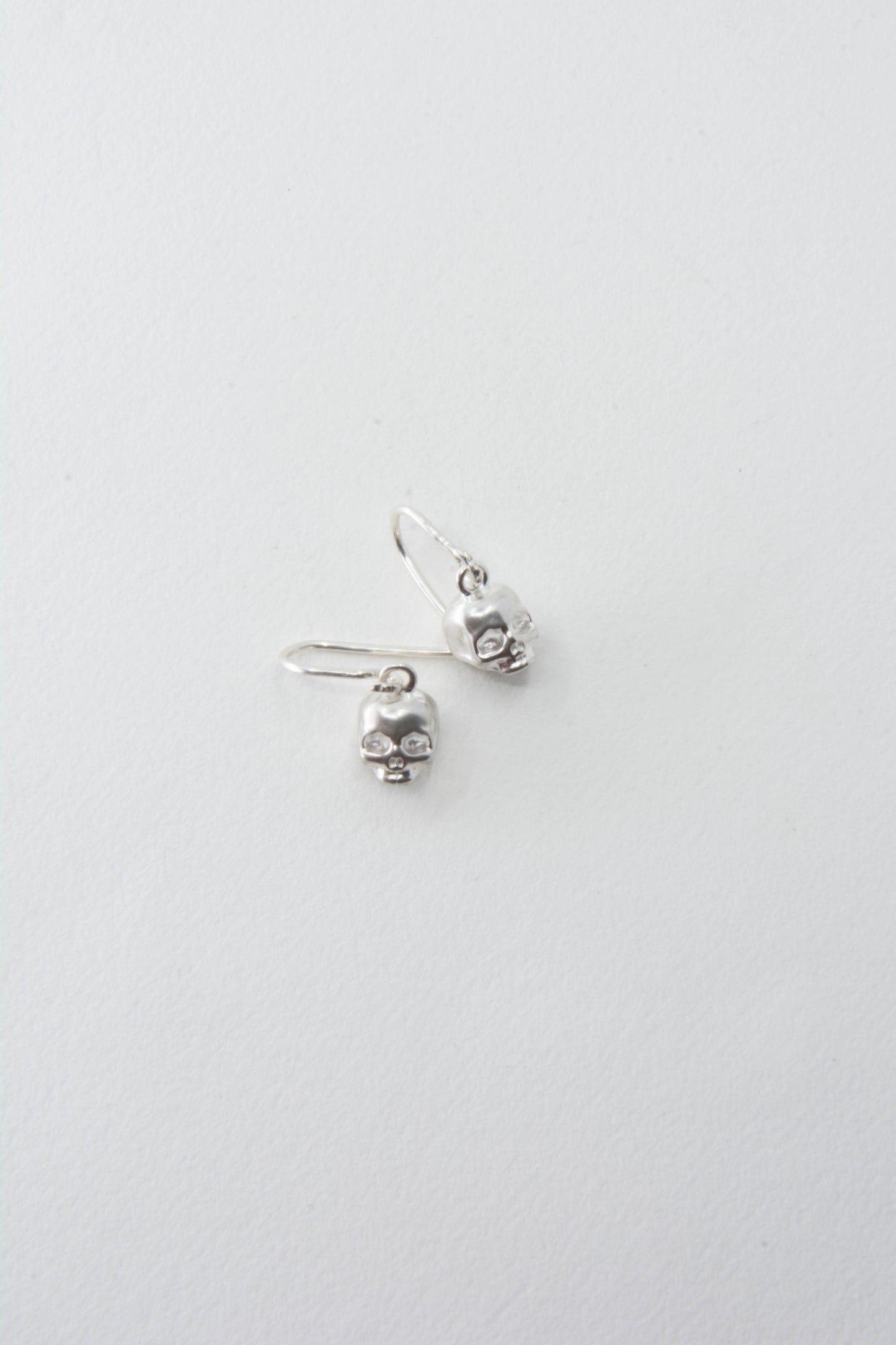 Skull Earring 925 Sterling Silver