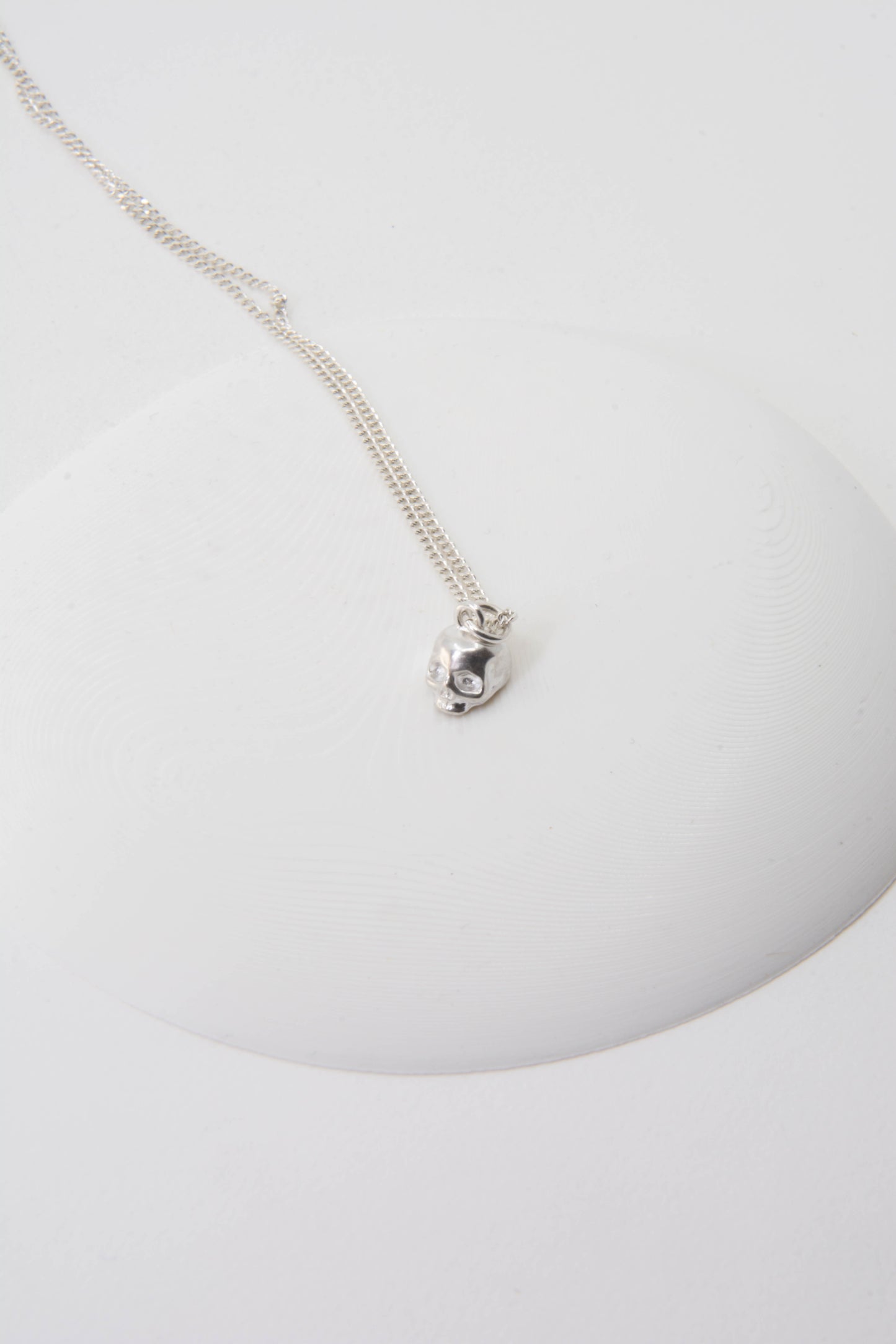 Skull Charm 925 Sterling Silver