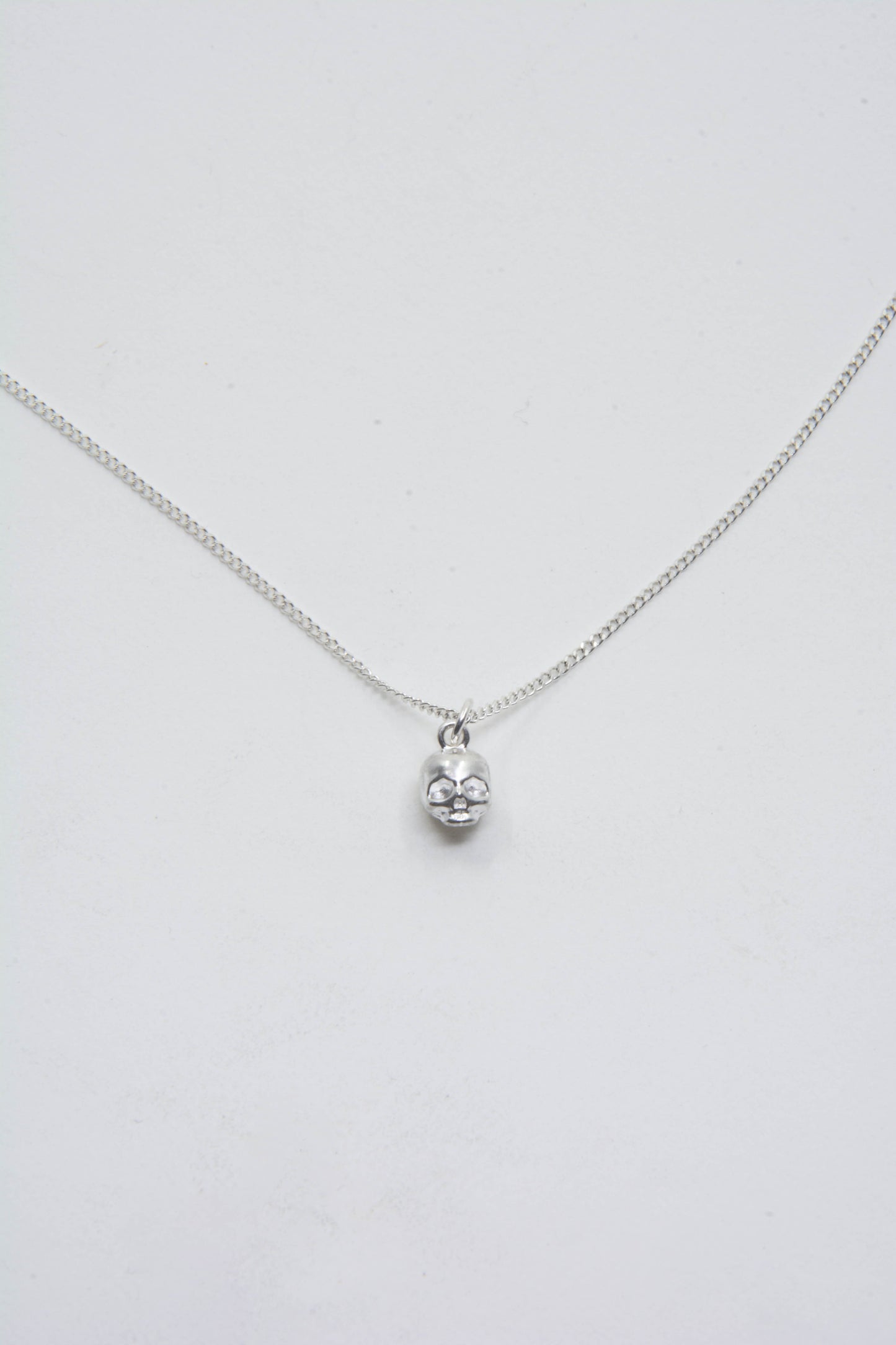 Skull Charm 925 Sterling Silver