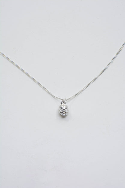 Skull Charm 925 Sterling Silver