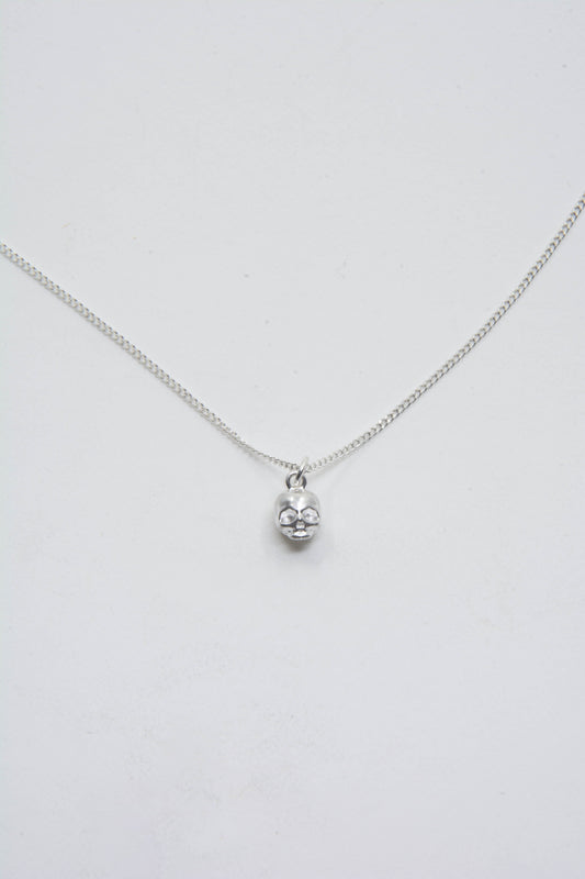 Skull Charm 925 Sterling Silver