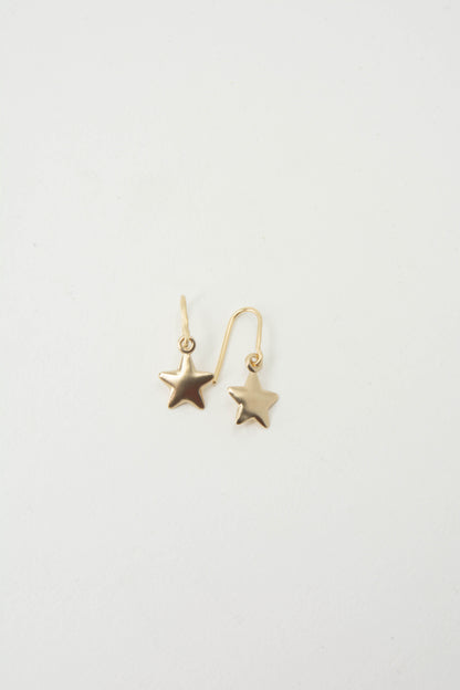 Star Earring 14K Gold