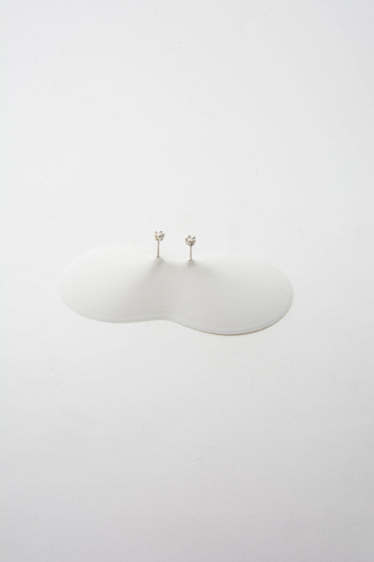 Diamond stud 925 Sterling silver